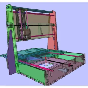 The cheapest option for a CNC router design is multifunctional and easy to assemble. Detailed assembly instructions with pictures.