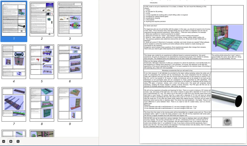 The cheapest option for a CNC router design is multifunctional and easy to assemble. Detailed assembly instructions with pictures + dxf files - Image 7