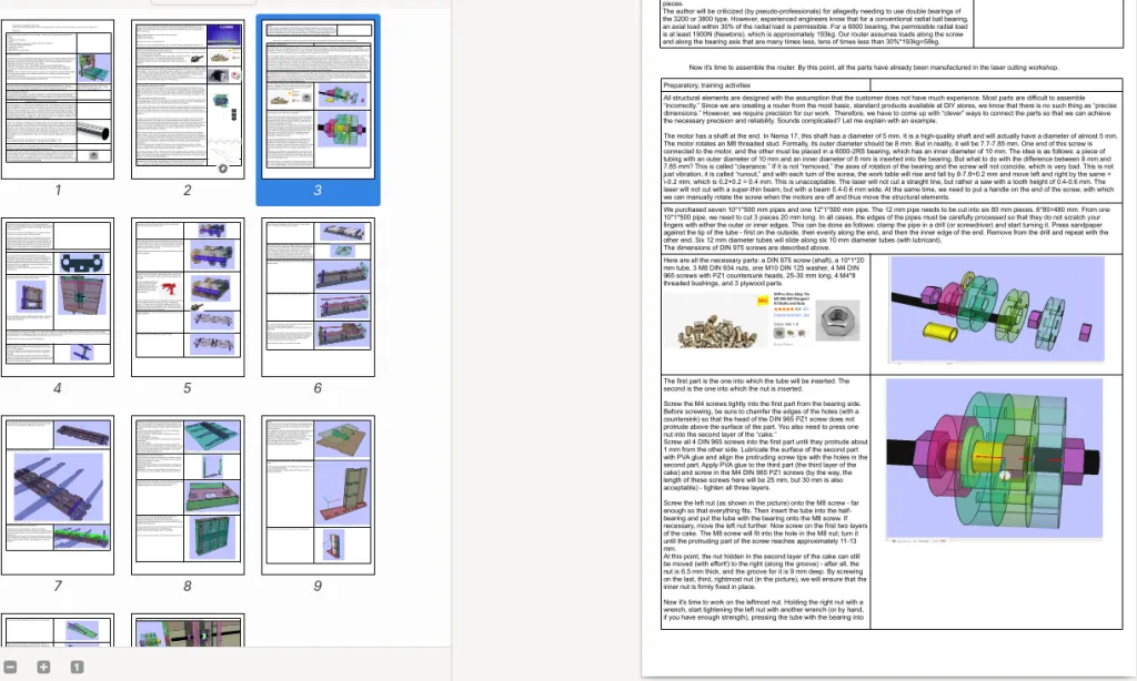 The cheapest option for a CNC router design is multifunctional and easy to assemble. Detailed assembly instructions with pictures + dxf files - Image 6