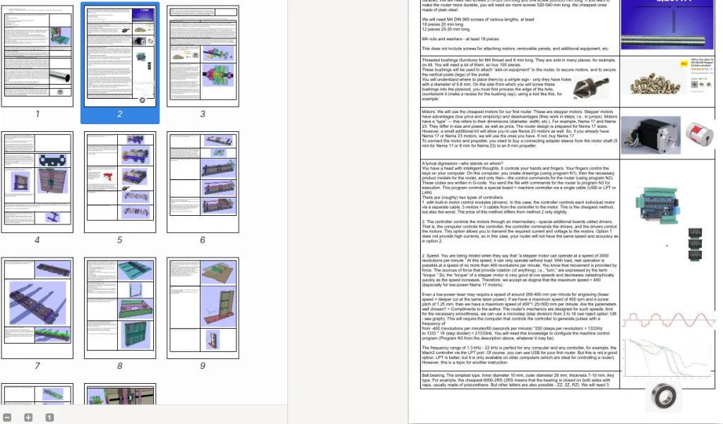 The cheapest option for a CNC router design is multifunctional and easy to assemble. Detailed assembly instructions with pictures + dxf files - Image 5