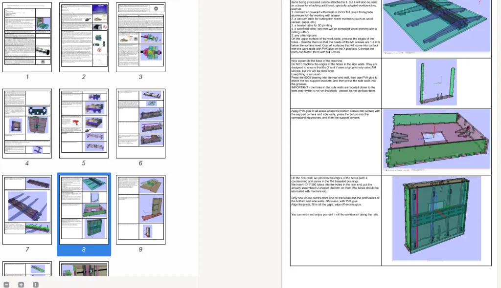 The cheapest option for a CNC router design is multifunctional and easy to assemble. Detailed assembly instructions with pictures + dxf files - Image 2