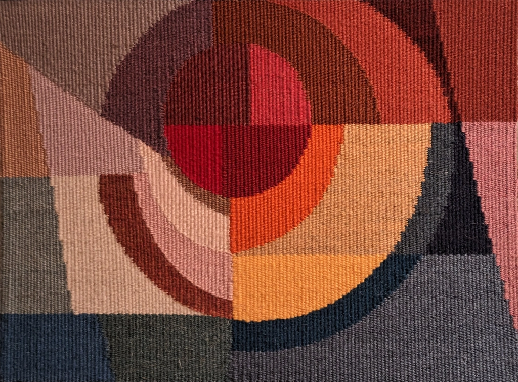 Woven wall hanging tapestry "Colorful abstraction" - Image 2