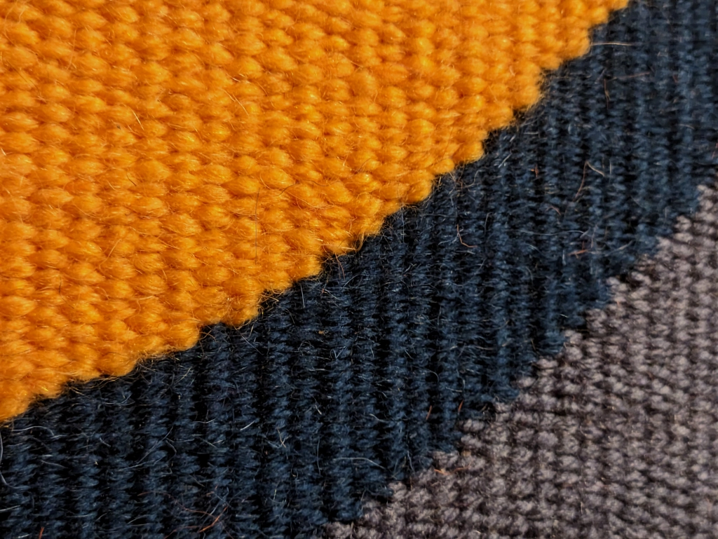 Woven wall hanging tapestry "Colorful abstraction" - Image 3