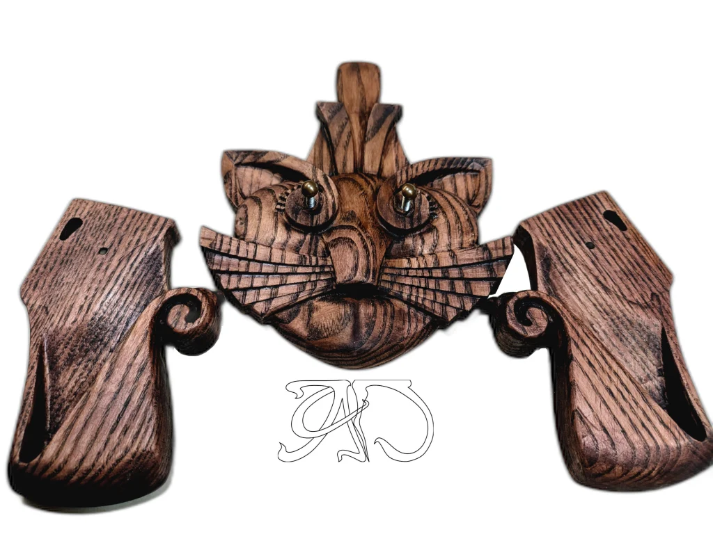 A&D Art Deco bas-relief of a playful cat, Wood decorate a Headboard or Wood decorate a door as cat decor ideas - Image 11