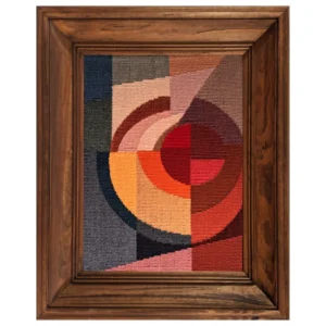 Woven wall hanging tapestry "Colorful abstraction"
