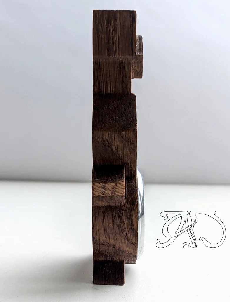 Art Deco small desk clock #11-2 - Image 3