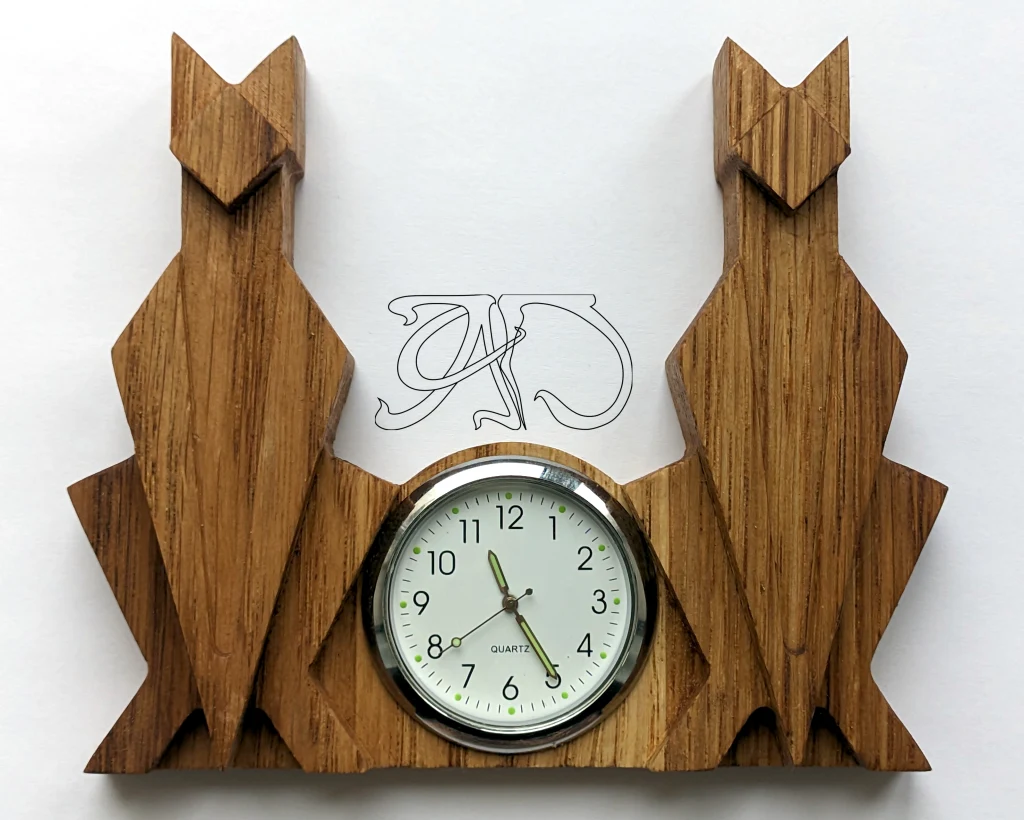 Art Deco small desk clock #11 - Image 9