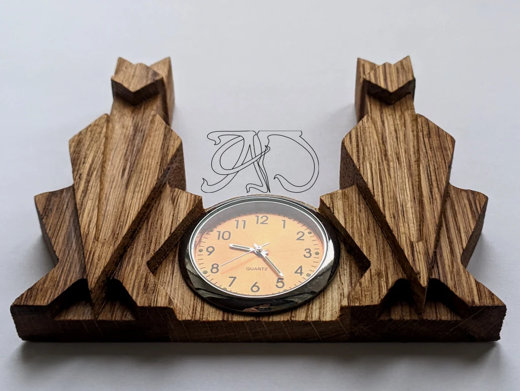 Art Deco small desk clock #11 - Image 6