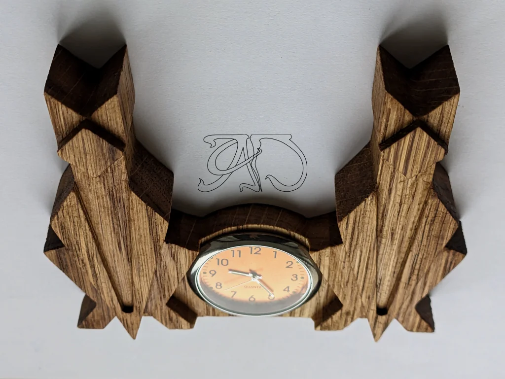 Art Deco small desk clock #11 - Image 5