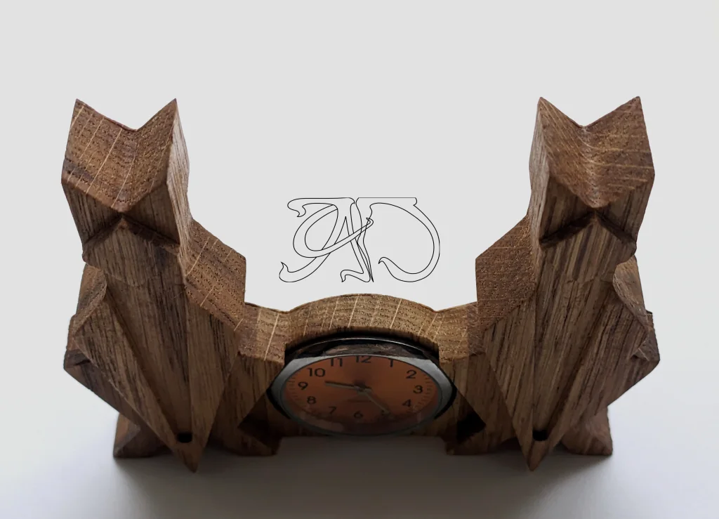 Art Deco small desk clock #11 - Image 3