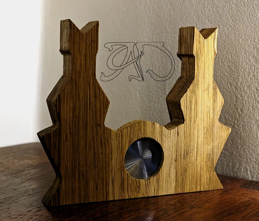 Art Deco small desk clock #11 - Image 2