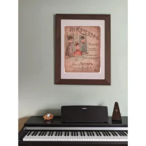 A&D Art Nouveau wall poster On the swings digital file, jpg