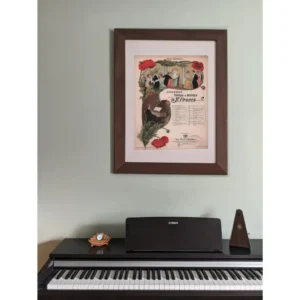 A&D Art Nouveau wall poster Favorite dances and marches digital file, jpg