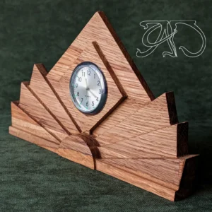 Art Deco Sunset - small desk clock #15