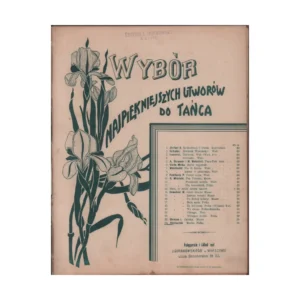 A&D Art Nouveau wall poster WYBOR Najpiekniejszych utworow do tanca digital file, jpg