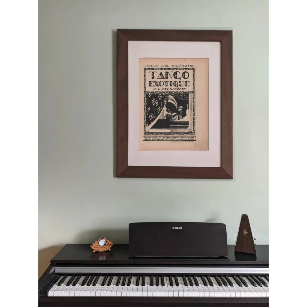 A&D Art Nouveau wall poster: TANGO EXOTIQUE - digital file, jpg - Image 2