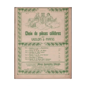 A&D Art Nouveau wall poster: Choix de pieces celebres pour CIOLON et PIANI- digital file, jpg