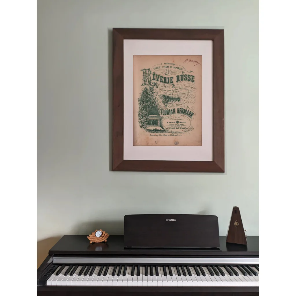 A&D Art Nouveau wall poster: Reverie RUSSE - digital file, jpg - Image 2